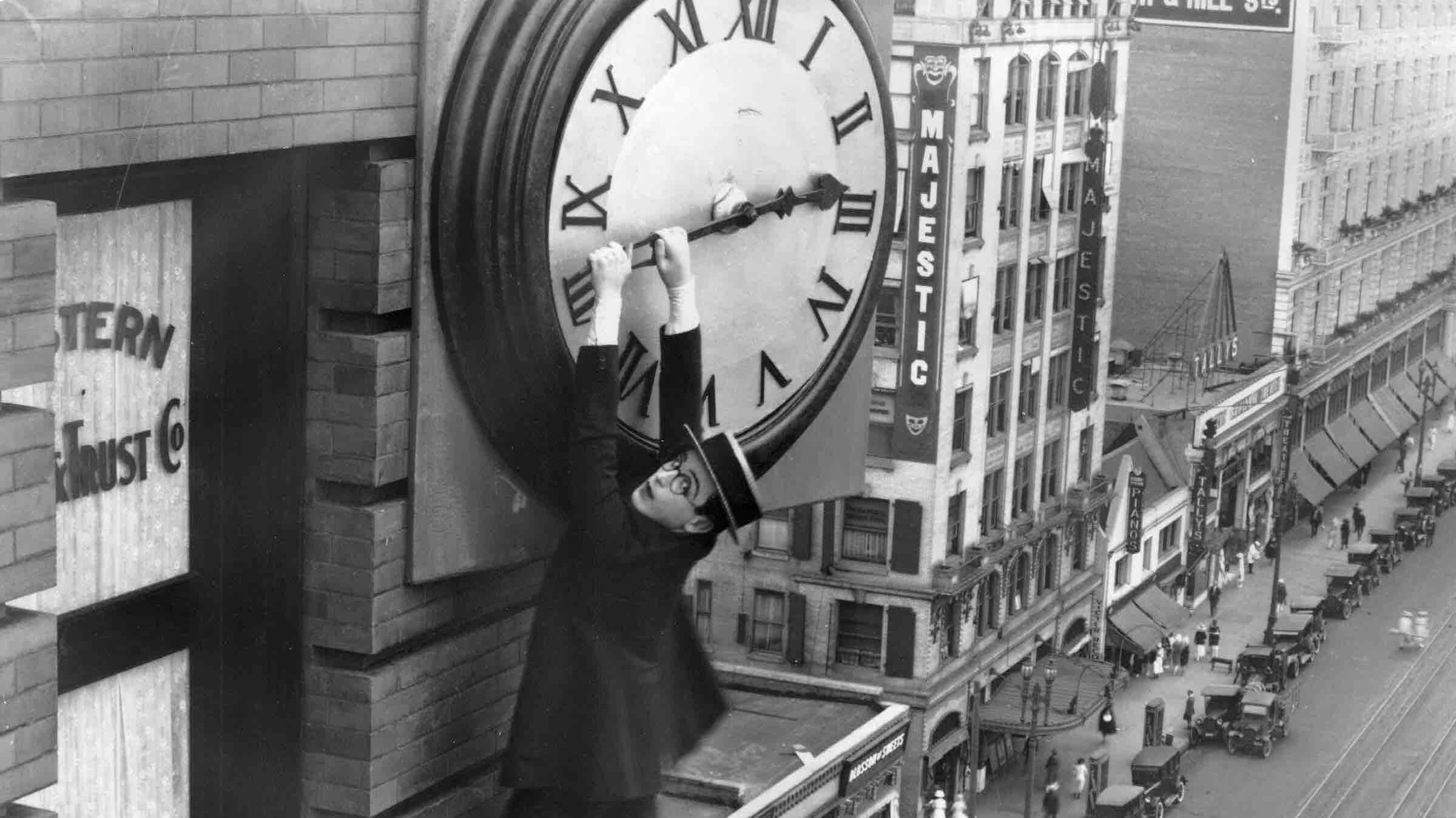 Harold Lloyd's Safety Last silent film